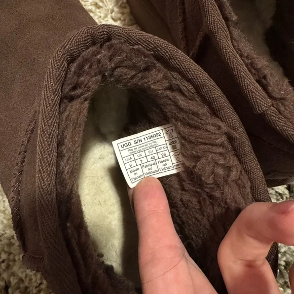 Uggs Platform Ankle Boots in Dark Brown - Picture 4 of 5